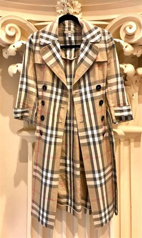 burberry london plaid girls trench coat|burberrys vintage trench coat.